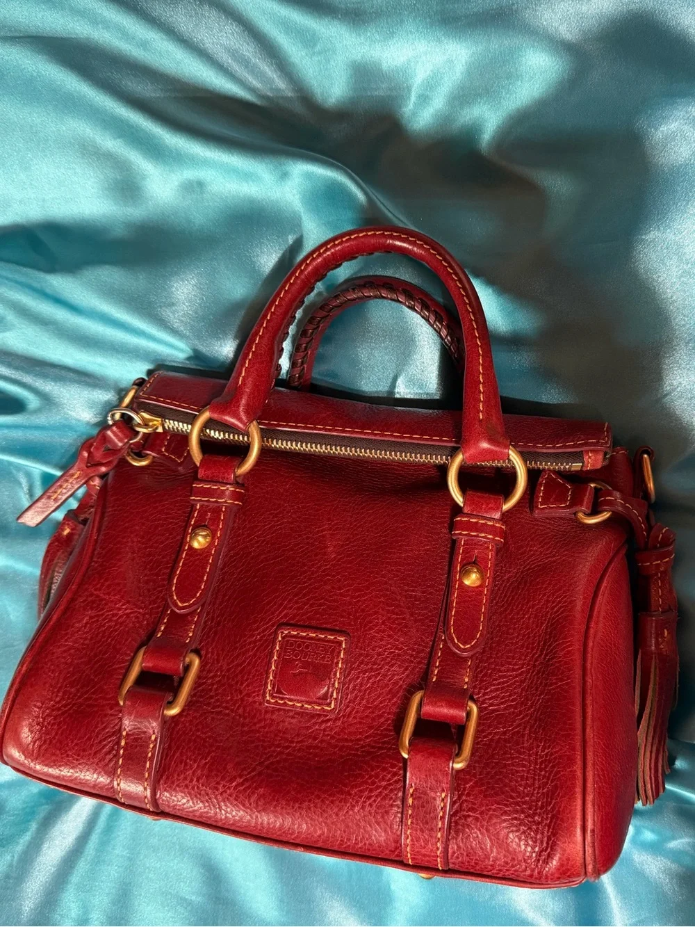 Dooney & Bourke Florentine Mini Satchel and Continental Clutch